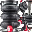 3,5T 3-spilvenu Pneimatiskais domkrats 150-400mm Red Technic RTPPN0008