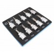 Torx ucinu komplekts 3/8" 10 gab S-H138NT Satra 